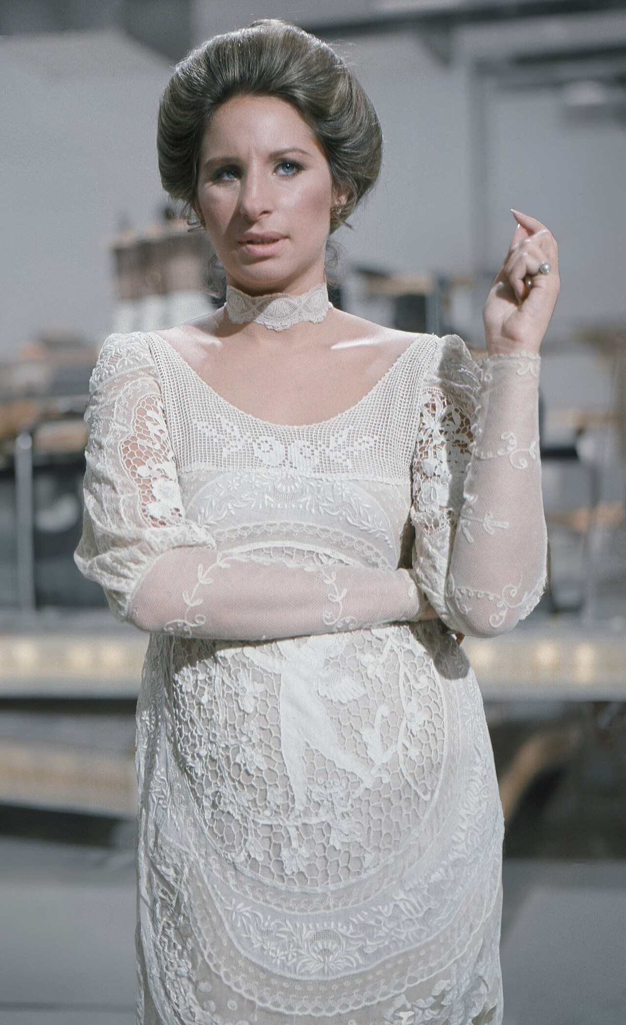 Barbra Streisand, portrait via Wikimedia Commons (CC BY-SA 3.0)