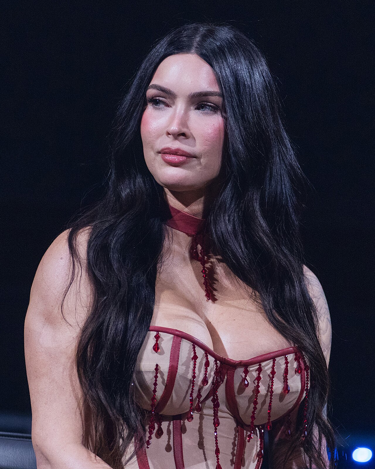 Megan Fox, portrait via Wikimedia Commons (CC BY 4.0)