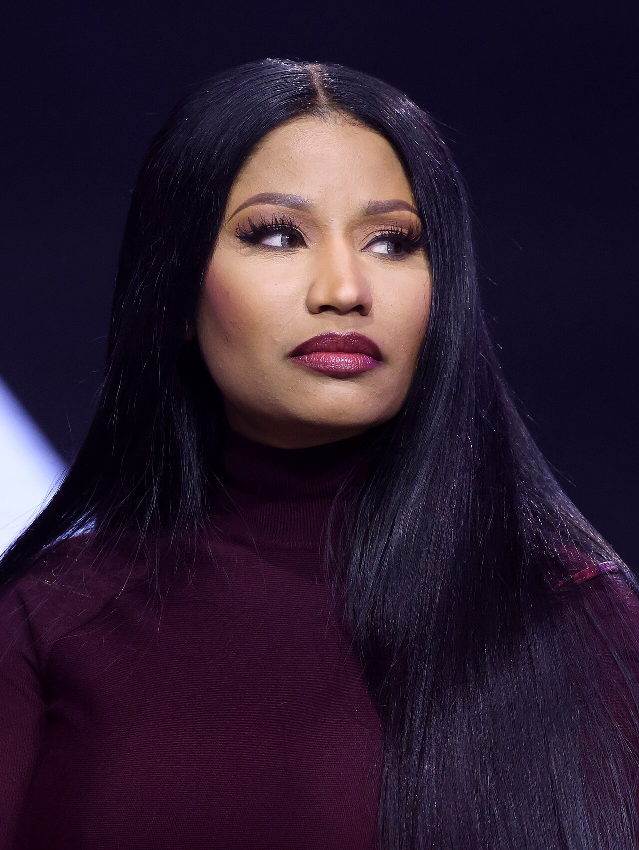 Nicki Minaj, portrait via Wikimedia Commons (CC BY-SA 4.0)